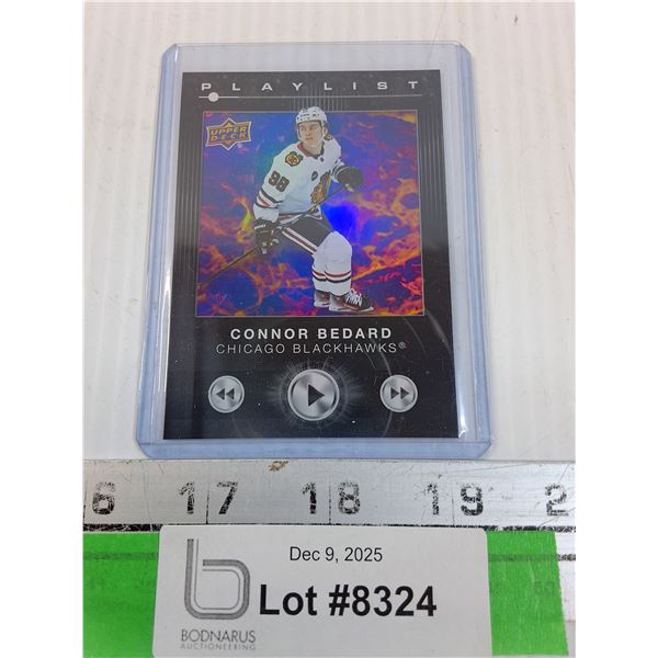Connor Bedard Upper Deck Hockey Trading Card - 2025 Edition - CANNOT GUARANTEE AUTHENTICATION