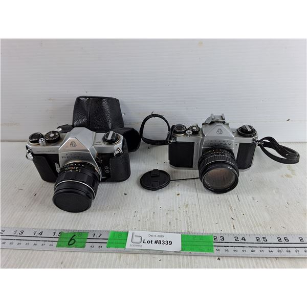 Vintage Pentax Asahi Film Cameras - As Is