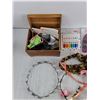 Image 2 : Tiaras, Wooden Jewelry Box, Nail Wraps, Penny Whistle, Misc