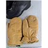 Image 6 : Insulated Rubber Boots - Size 8, Leather Belt, Winter Mittens