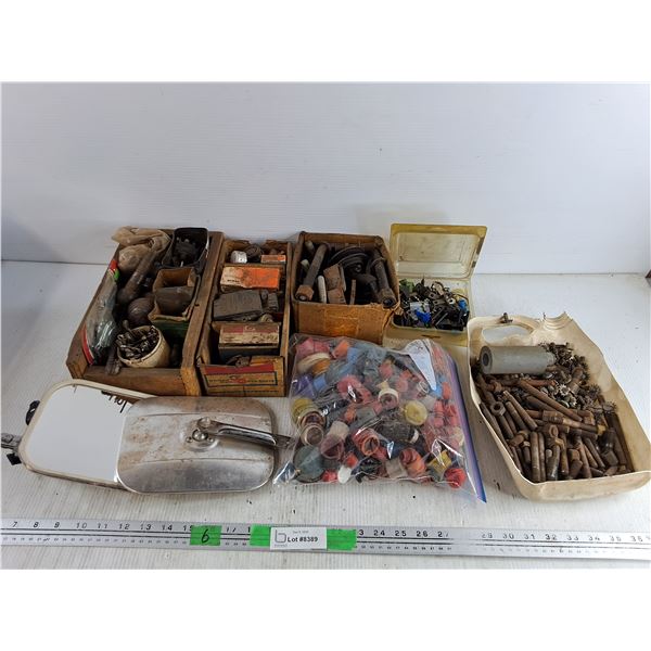 Assorted Hardware, Sideview Mirrors, Hitch Balls, Switches, Misc, Cannot Ship