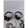 Image 2 : Various Headphones, Ethernet Cable, Aux Cables - As Is