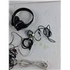 Image 4 : Various Headphones, Ethernet Cable, Aux Cables - As Is