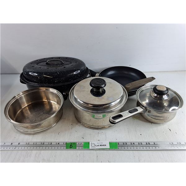 Cooking Pots, Frying Pan, Baking Dish with Lid