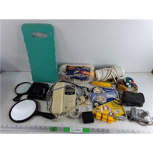 Lint Free Rollers, General Electric Telephone, Canon Digital Camera, Paint Tray Carrier, Misc, As Is