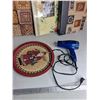 Image 5 : (5) Photo albums, (2)Plastic Cutting Boards,(2) Garment Bags,Blow Dryer (powers on),  Misc -PICK UP