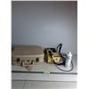 Image 1 : Mettler Sonicator 705 Ultrasound Machine(as is),Aloe-Sound Lotion, Briefcase 16"x6"x12" - PICK UP