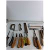Image 2 : Clamp, Rasp, (4) Hoof Knives, Screwdriver,  Steel Brush, Misc