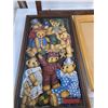 Image 2 : Teddy Bear Painting, Picture Frame (in Pieces)- Cannot ship