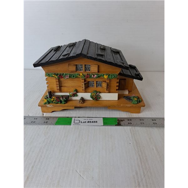 Musical Wooden Jewelry Box with Ballerina 9.25" Long- Working