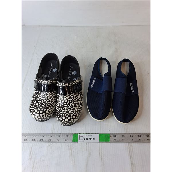 (2) Pairs of Women's Shoes- 37 & 10.25" Sole