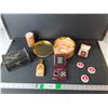 Image 1 : AGP Advanced Game Player- As Is, Wooden Storage Box, Body Powder, Misc.