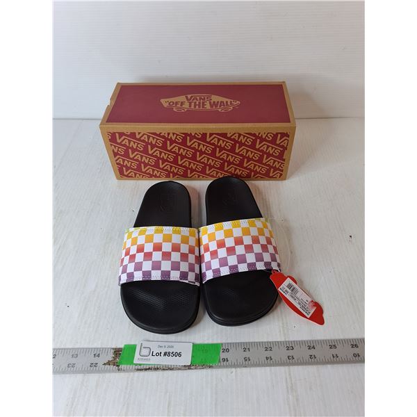 Women's Vans Slide Sandals- 8, Appear New
