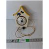 Image 1 : Ceramic Snider Wall Clock with Plug 9"- As Is