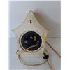 Image 2 : Ceramic Snider Wall Clock with Plug 9"- As Is
