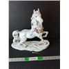 Image 1 : Ceramic Unicorn Figurine 14" Long x 13.5" Tall- Broken Horn - PICK UP