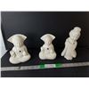 Image 1 : (3) Ceramic Buddha Style Incense Holders Up to 8"