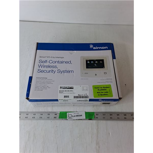 Simon XTI-5 Self Contained Wireless Security System, Appears NIB