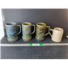 Image 1 : (3) Irish Porcelain Beer Steins 6.5" & Mug