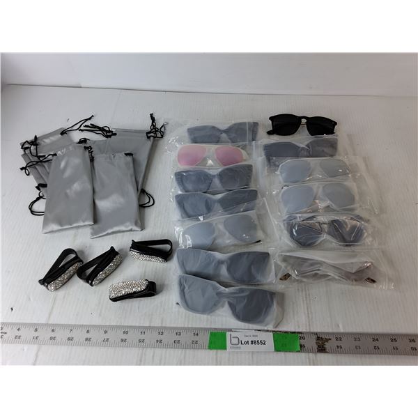 Sunglasses, Pouches & Clips--New