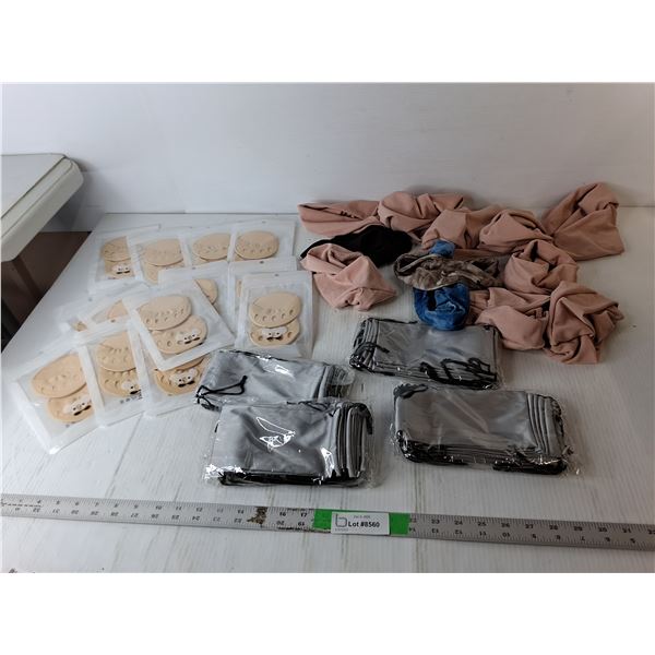 Headbands, Forefoot Socks, Pouches- New