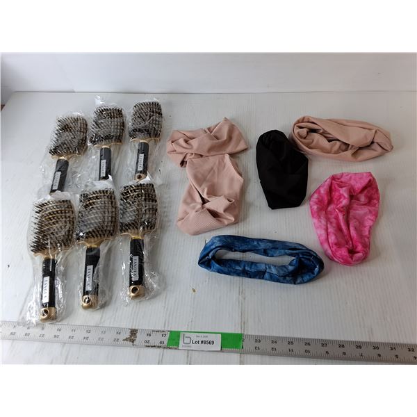 Fangea Hairbrushes & Headbands- New