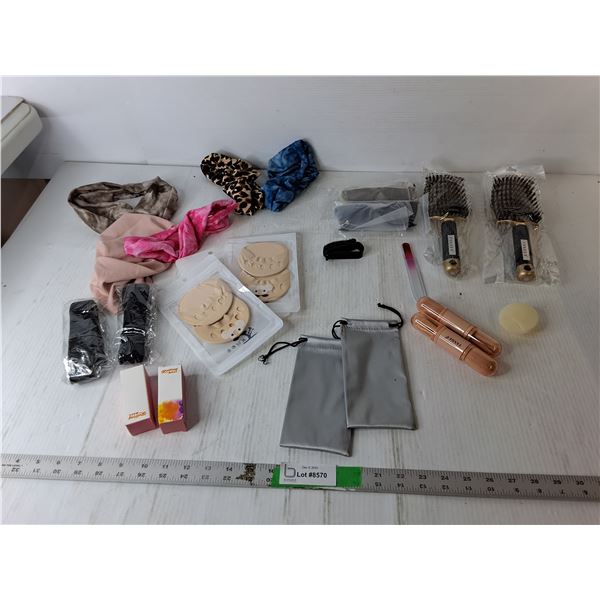 Snapbelts, Headbands, Makeup Brushes, Misc. New