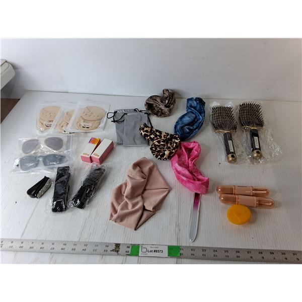 Makeup Brushes, Hairbrushes, Headbands, Misc. New