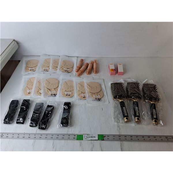 Forefoot Socks, Hairbrushes, Snapbelts, Misc. New