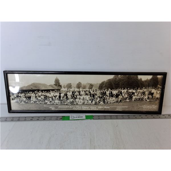 Vancouver Ice and Cold Storage Annual Staff Picnic Aug. 19, 1953 Photo 26.25" x 7.5",PICK UP