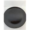 Image 3 : (9) Black Ikea Ceramic Plates 10.25"- Some Scratches/Chips