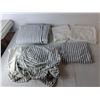 Image 2 : Twin Flannel Bedding Set- (3) Pillowcases, Fitted & Topsheet- Appears New