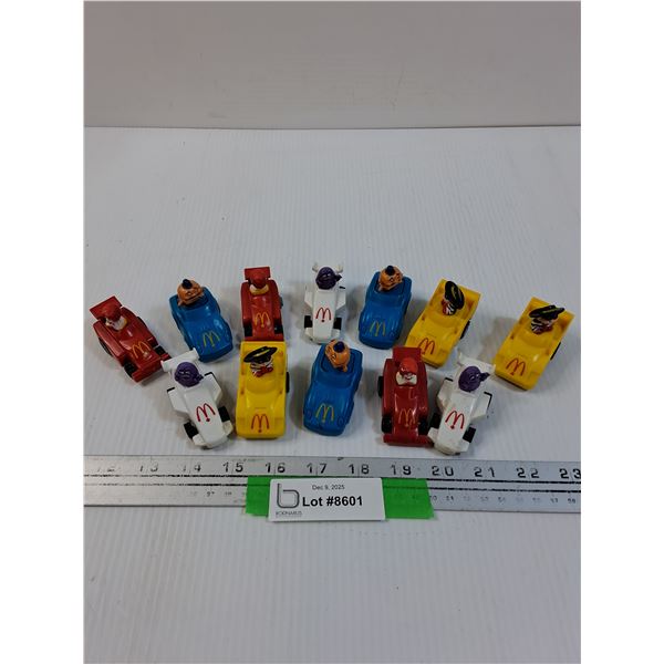 (12) McDonalds Kids Meal Toy Cars
