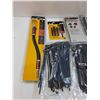 Image 2 : Tool Lot: Zip Ties, Flex Bit Holder, Cable Clamps, Pry Tool Set, Misc