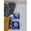 Image 2 : Tool Lot: Socket Bit Sets, Zip Ties, Hole Saw Bits, Misc