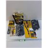 Image 1 : Tool Lot: Drill Bits, Zip Ties, Flashlight, Hose Adapter, Misc