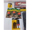 Image 2 : Tool Lot: Zip Ties, Inspection Camera, Reader, Heat Shrinks, Hole Saw Bits, Misc