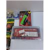 Image 4 : Tool Lot: Snap Ring Pliers, Heat Shrink, Pry Tools, Hole Saws, Misc