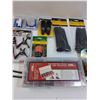 Image 3 : Tool Lot: Snap Ring Pliers, Air Pressure Gauges, Heat Shrink, Bit Sets, Misc