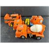 Image 5 : Vintage Marx Bulldozer, Cement Truck, Crane Truck - As Is