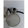 Image 3 : Stock Pot with Lid, Sauce Pan with Lid, Splatter Screen, Trivets