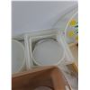 Image 3 : Tupperware Containers, 13" Plastic Serving Tray, Misc