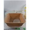 Image 4 : Tupperware Containers, 13" Plastic Serving Tray, Misc