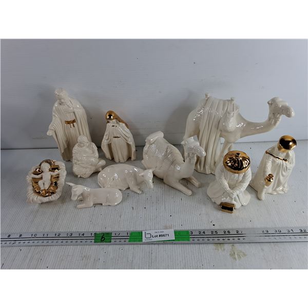 Ceramic Nativity Set - PICK UP
