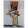 Image 1 : Fisher-Price Family Camping Set, Donkey Kong Figure, Video Game Magazine, Age of Empires Guide