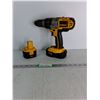 Image 1 : Dewalt 18V Cordless Drill, 12v Battery
