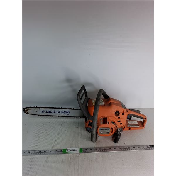 Husqvarna 240 Gas Chainsaw- As Is - PICK UP