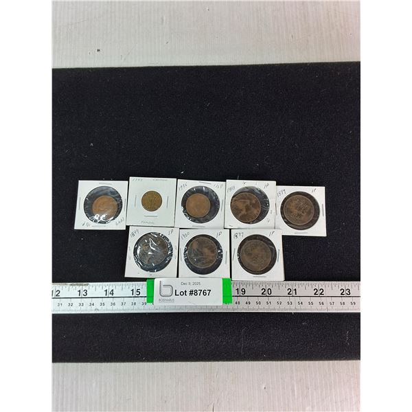 Various Coins- One Penny Victoria Dei Cra Britt Regina