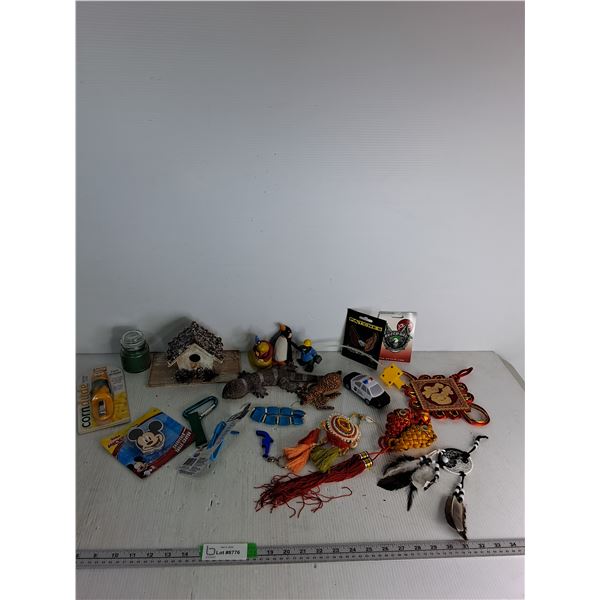 (2)Eagle Patches, Christmas Bird Feeder, Christmas Magic Candle, Corn Stripper, Misc