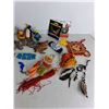 Image 3 : (2)Eagle Patches, Christmas Bird Feeder, Christmas Magic Candle, Corn Stripper, Misc